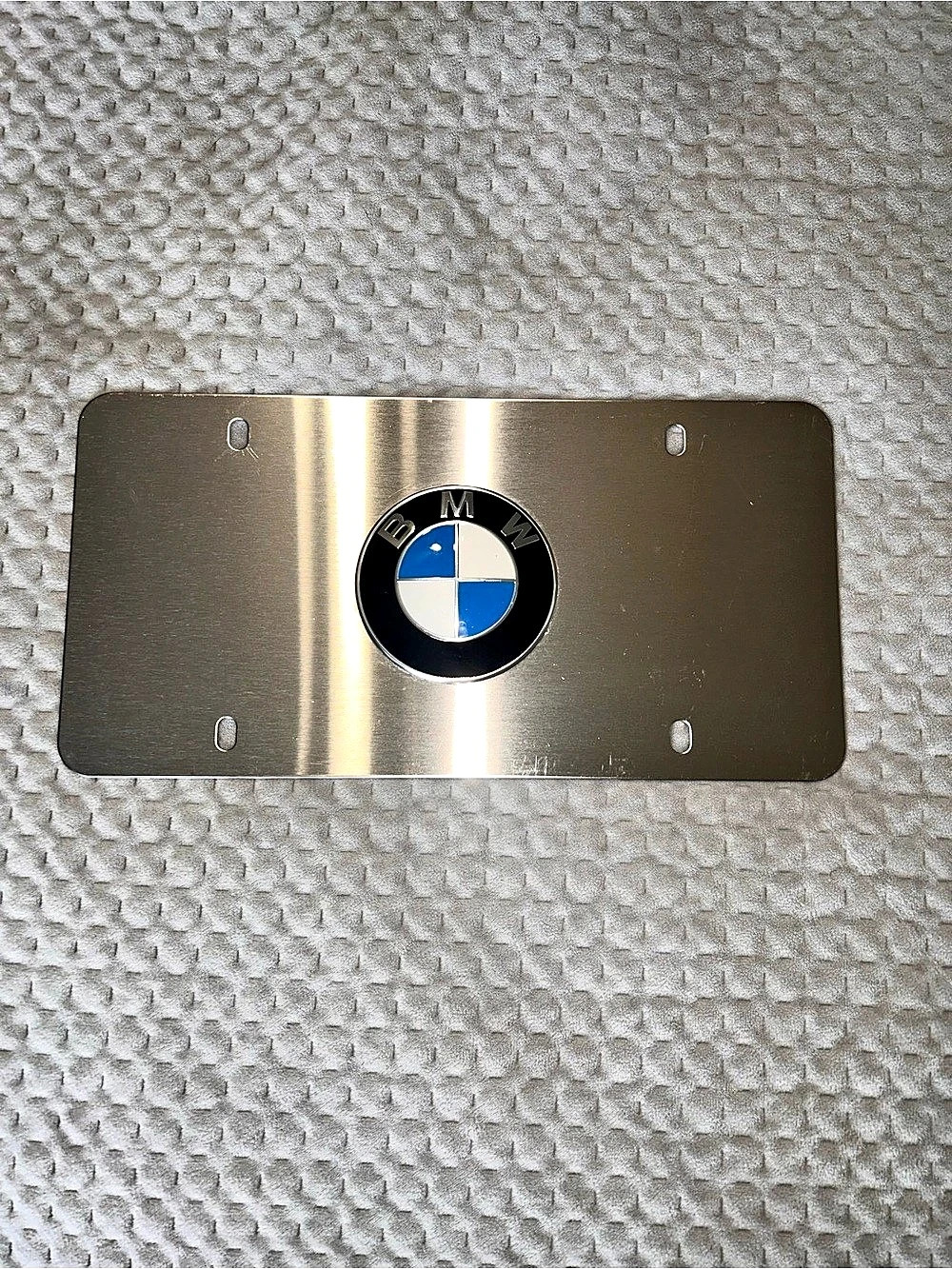 BMW vanity plate